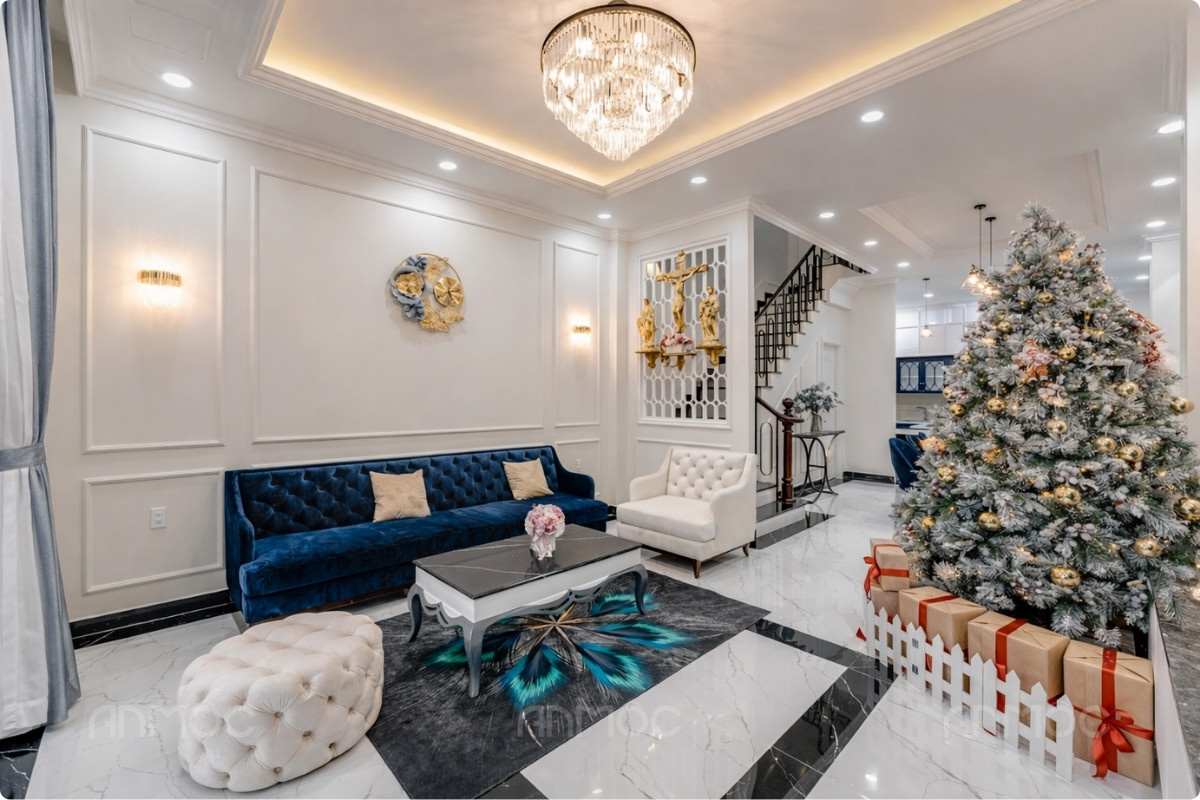 Phòng khách tân cổ điển