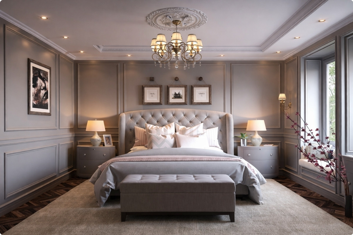 Phòng ngủ tân cổ điển
