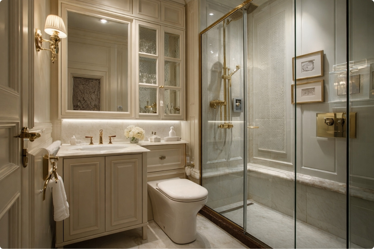 Phòng tắm cổ điển