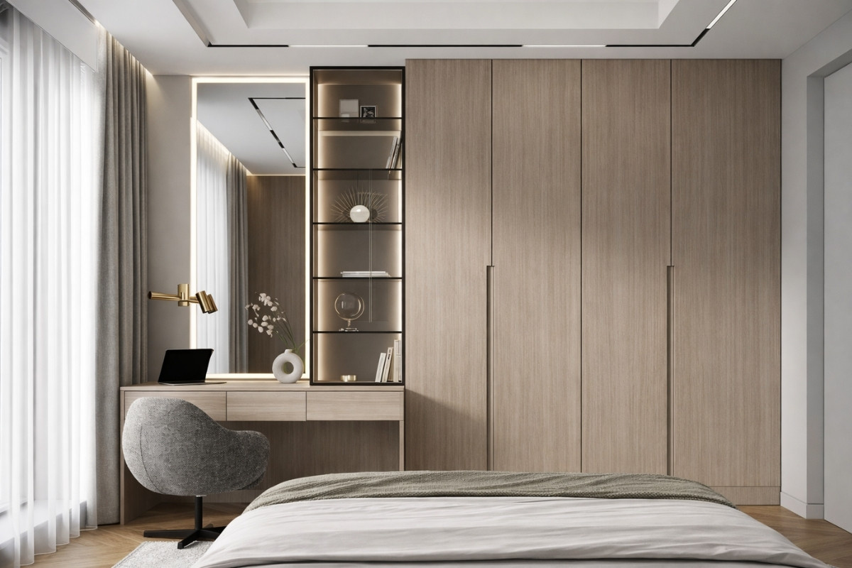 Tủ quần áo âm tường