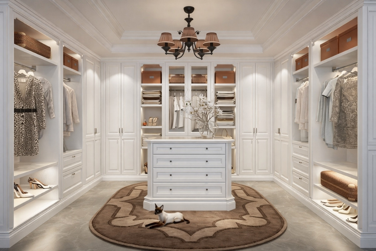 Tủ quần áo chữ U