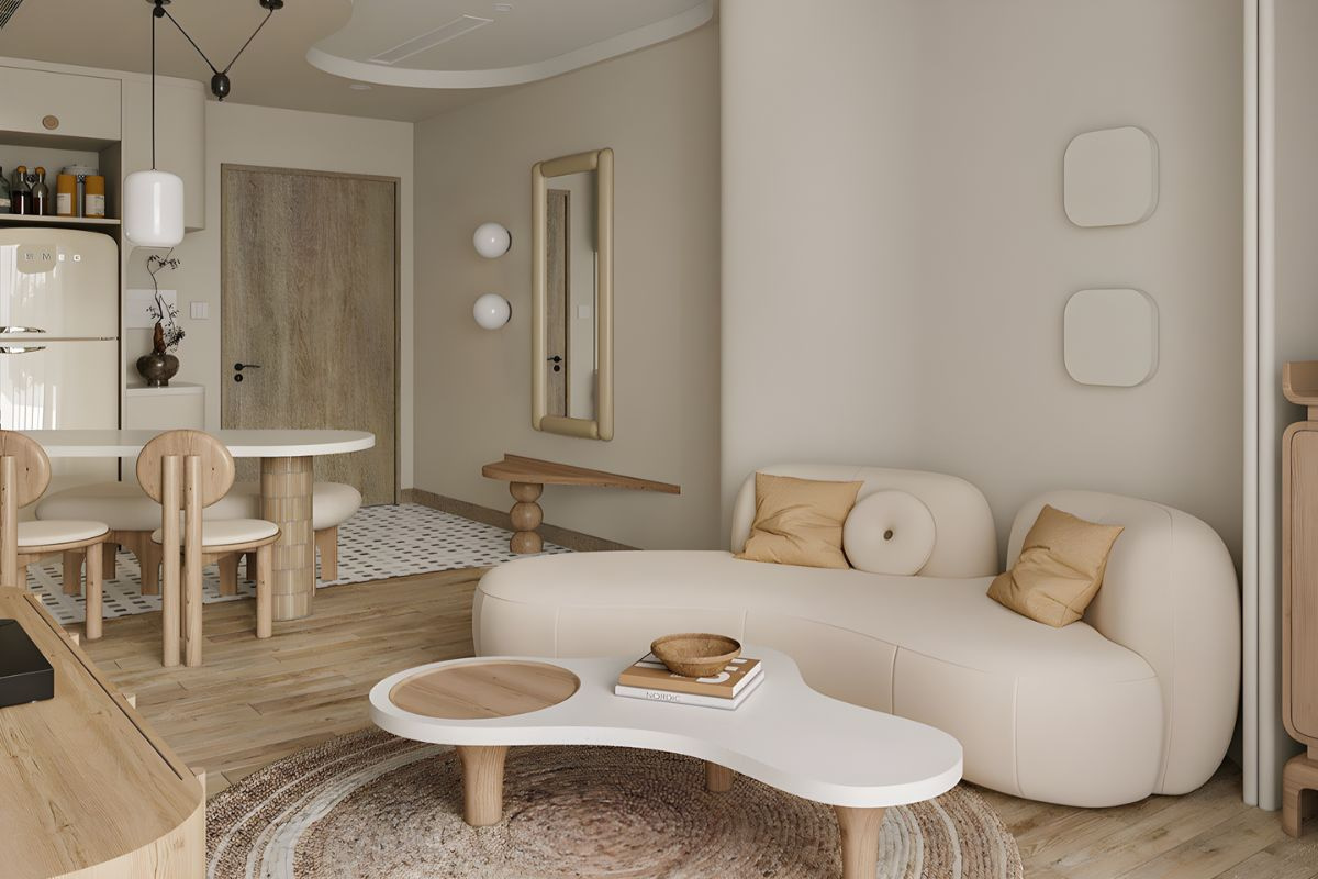 Chung cư wabi sabi với diện tích 50m2