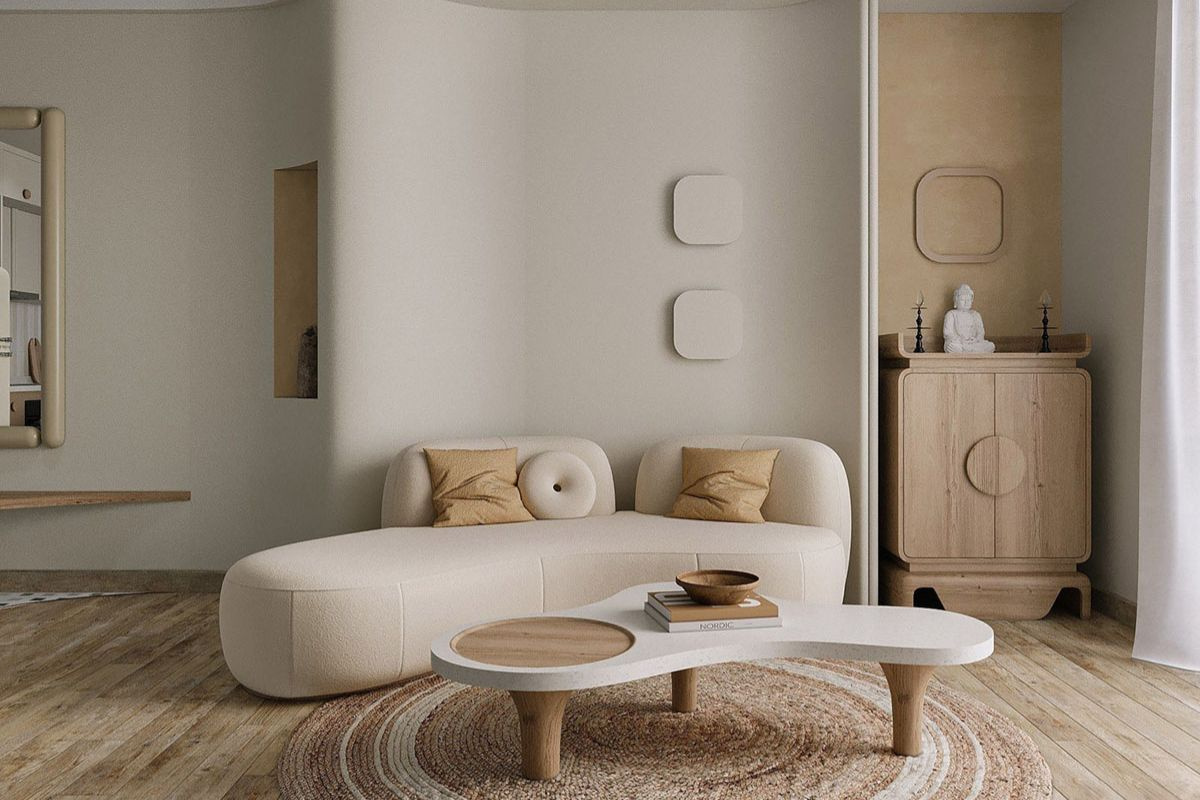 Chung cư wabi sabi với diện tích 50m2
