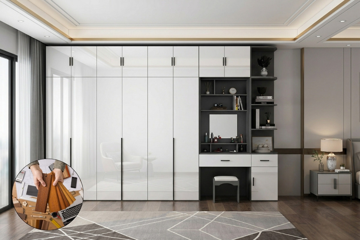 Lựa chọn chất liệu giúp tăng độ bền của tủ