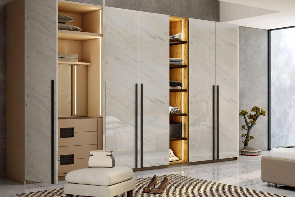 Tủ quần áo acrylic chữ I