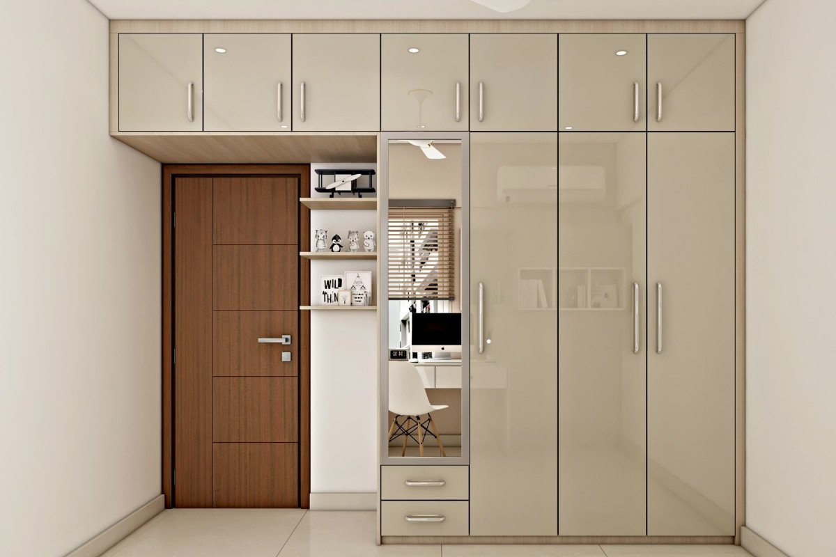 Tủ quần áo acrylic có kệ trang tr