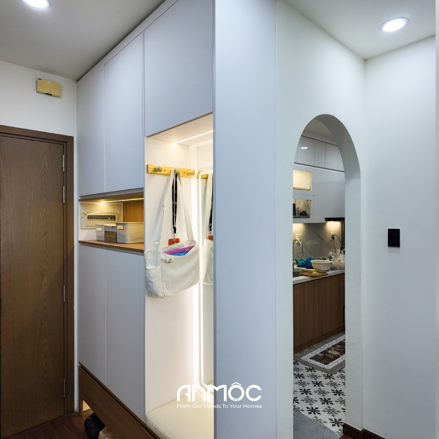 Hoàn thiện thi công nội thất chung cư Him Lam Phú An 67m2