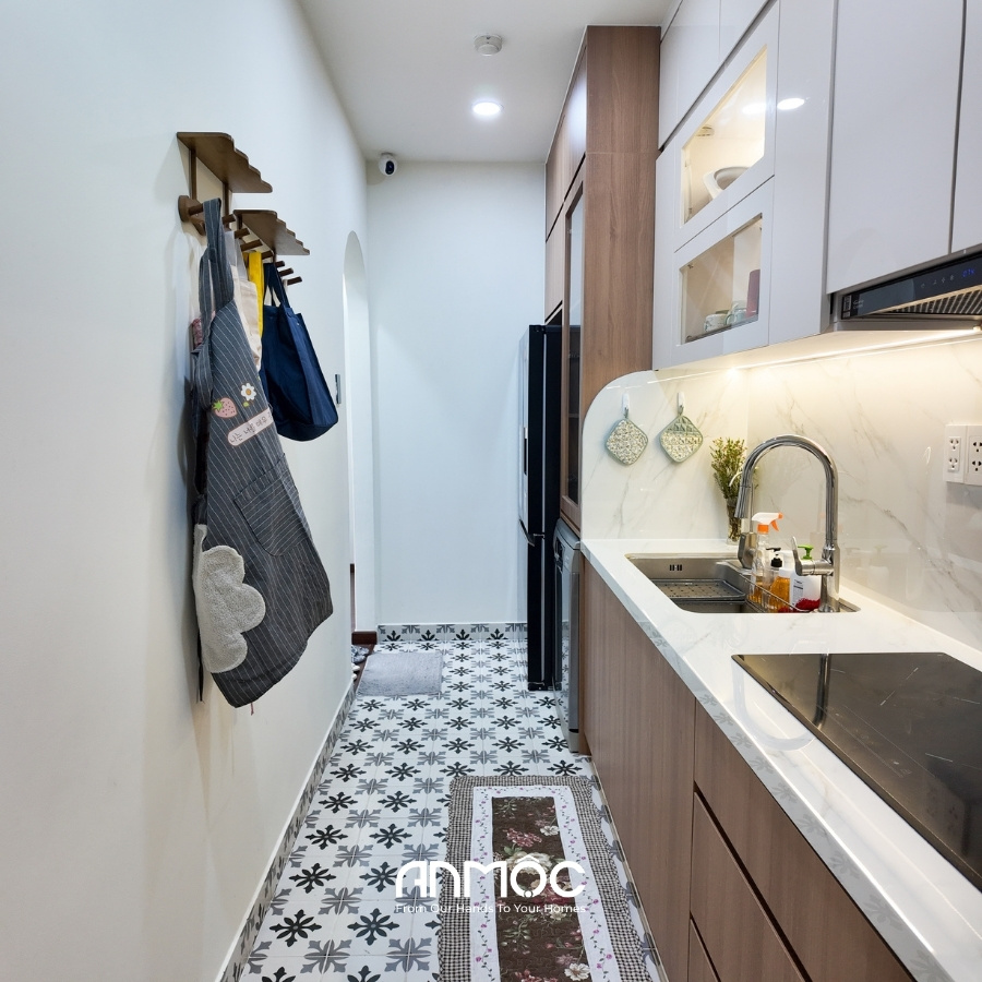 Hoàn thiện thi công nội thất chung cư Him Lam Phú An 67m2