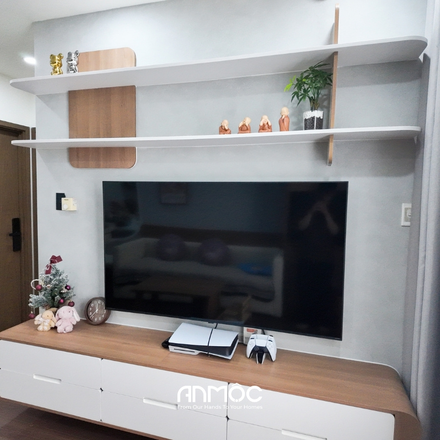 Hoàn thiện thi công nội thất chung cư Him Lam Phú An 67m2