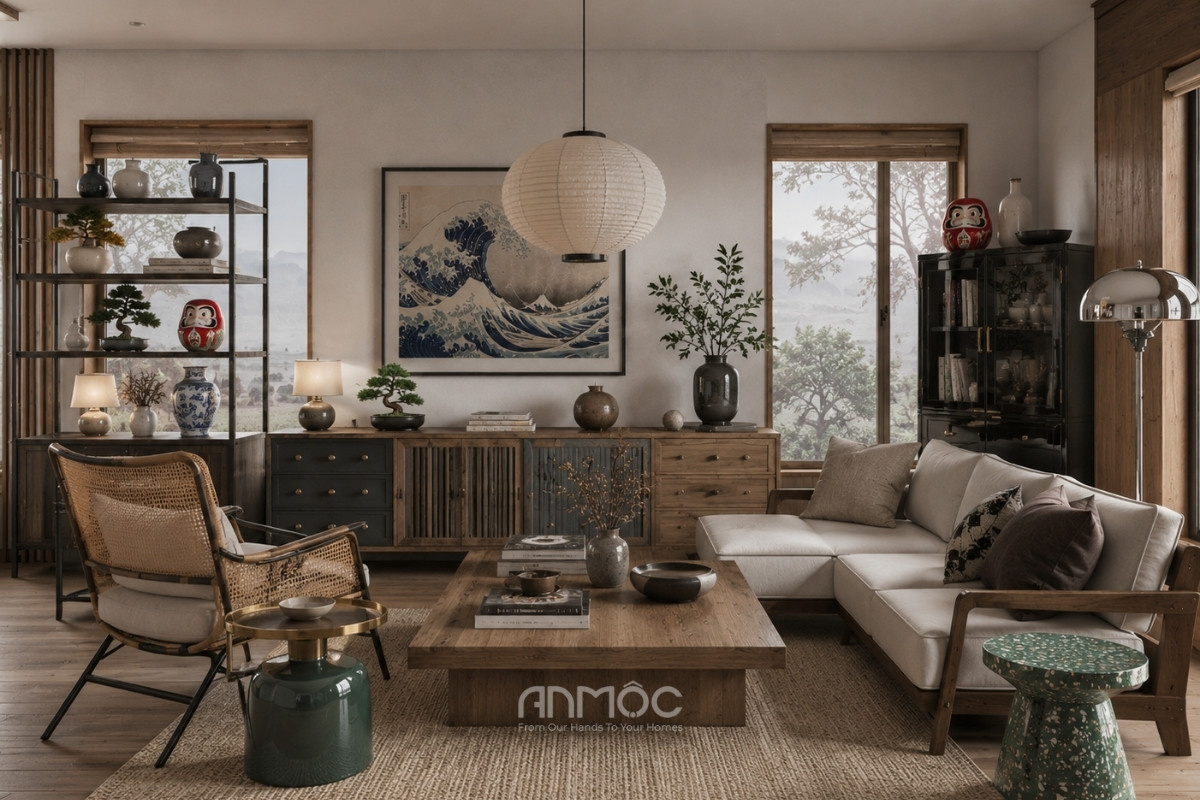 Nội thất không đồng nhất về chất liệu_An Mộc