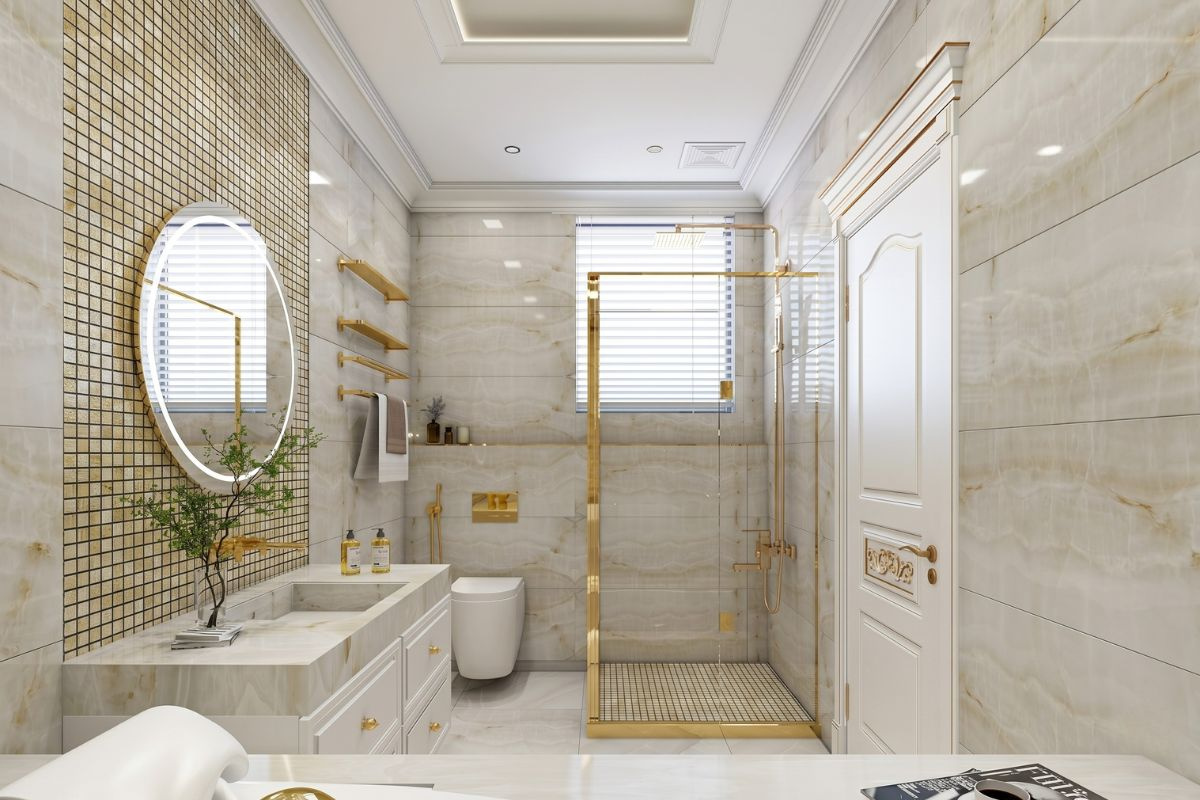 Phòng tắm tân cổ điển