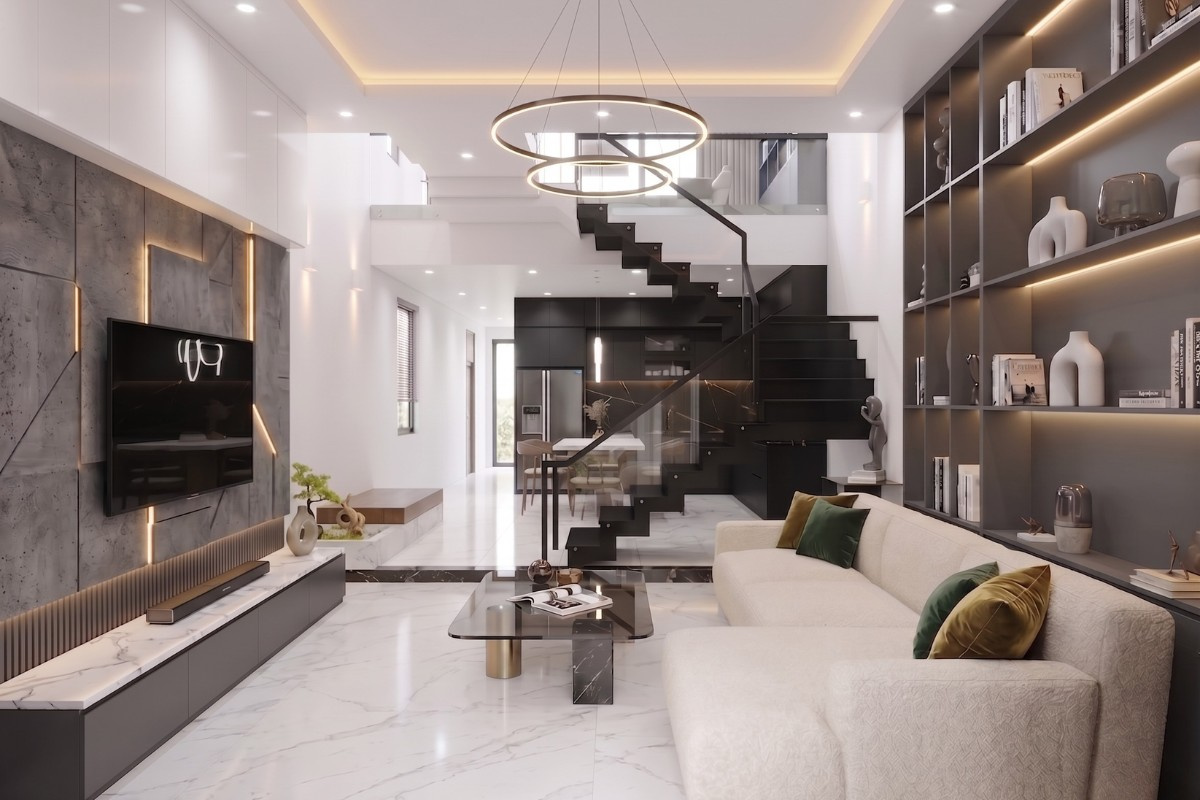 30+ Mẫu thiết kế nội thất nhà phố hiện đại đẹp và được ưa chuộng nhất 2026