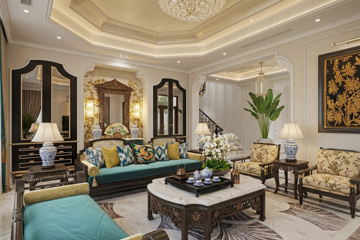 Biệt thự phong cách Indochine đậm dấu ấn Á Đông