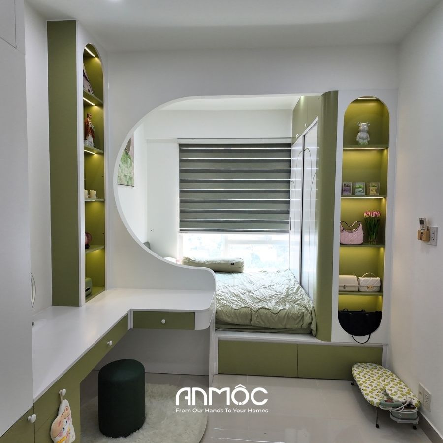 Hoàn thiện thi công nội thất chung cư PARCSpring 95m2