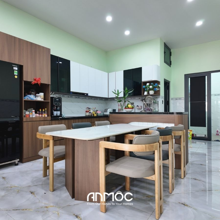 Hoàn thiện thi công nội thất nhà phố Quận 12 diện tích 150m2