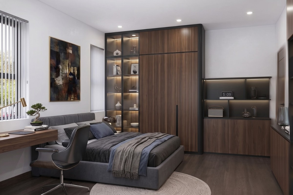 Mẫu nội thất nhà phố hiện đại 3 tầng đẹp, đáp ứng nhu cầu sinh hoạt