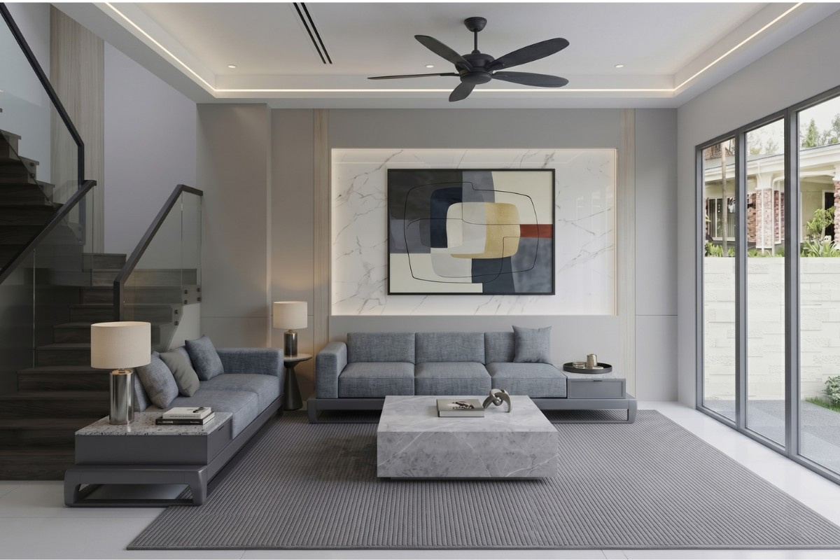 Nội thất nhà phố hiện đại 70m2