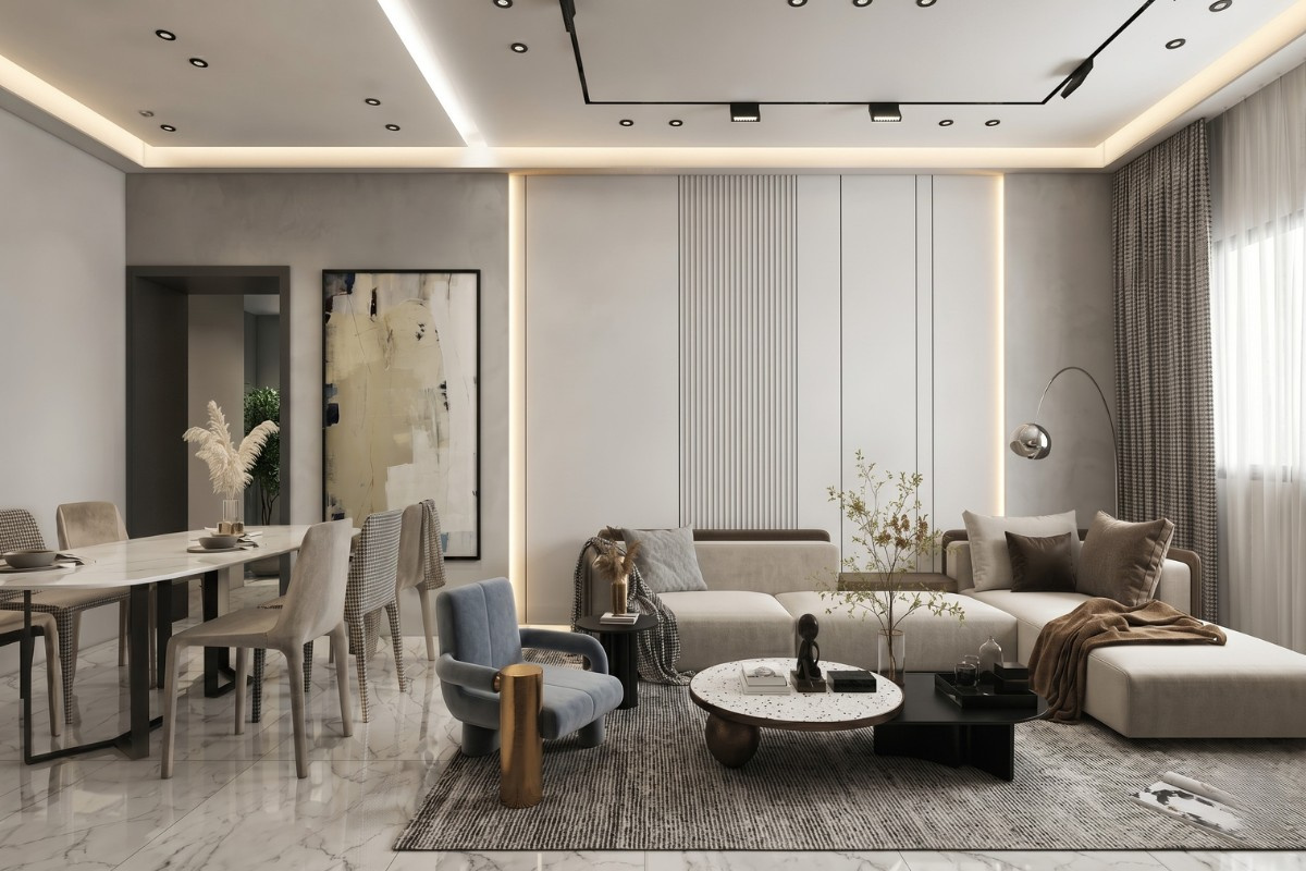 Tối giản hóa họa tiết, tận dụng tối đa ánh sáng tự nhiên