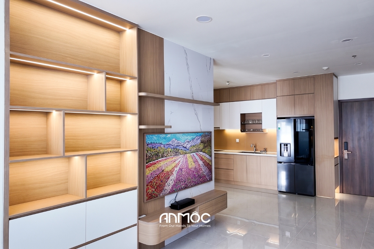 Hoàn Thiện Thi Công Nội Thất Chung Cư Sunrise Riverside 50m2 MS0511