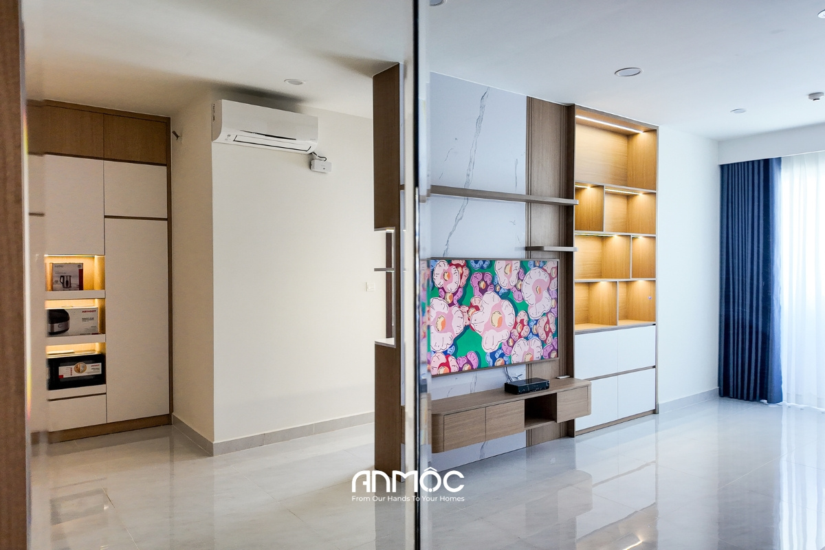 Hoàn Thiện Thi Công Nội Thất Chung Cư Sunrise Riverside 50m2 MS0511