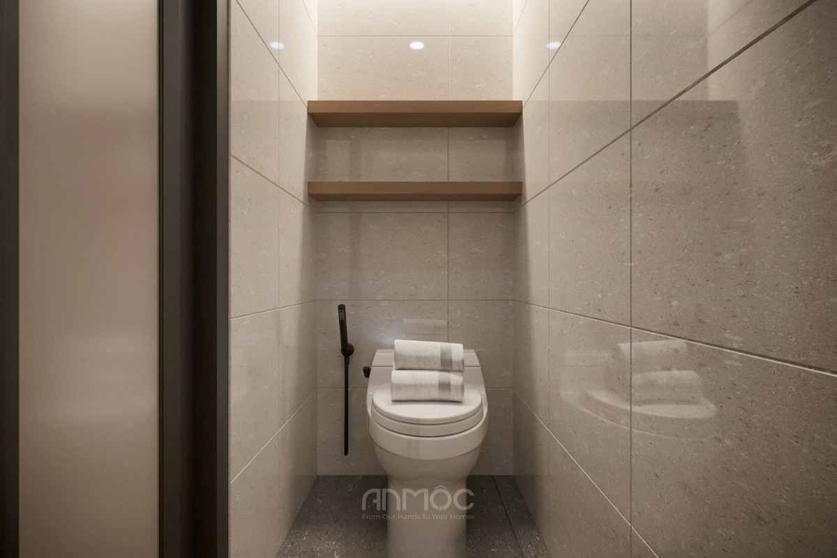 Nhà vệ sinh thiết kế nhỏ gọn
