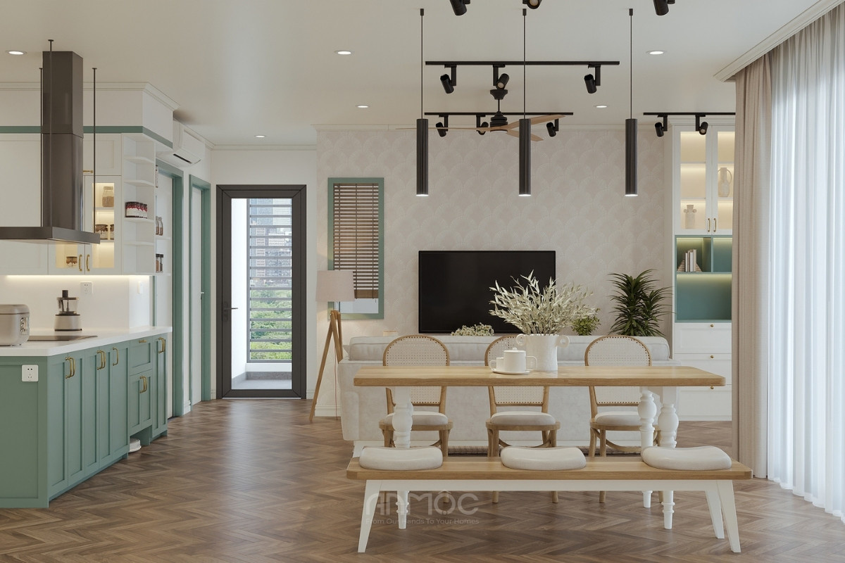 Thiết kế nội thất chung cư Vinhomes Grand Park 95m2 của anh Hùng