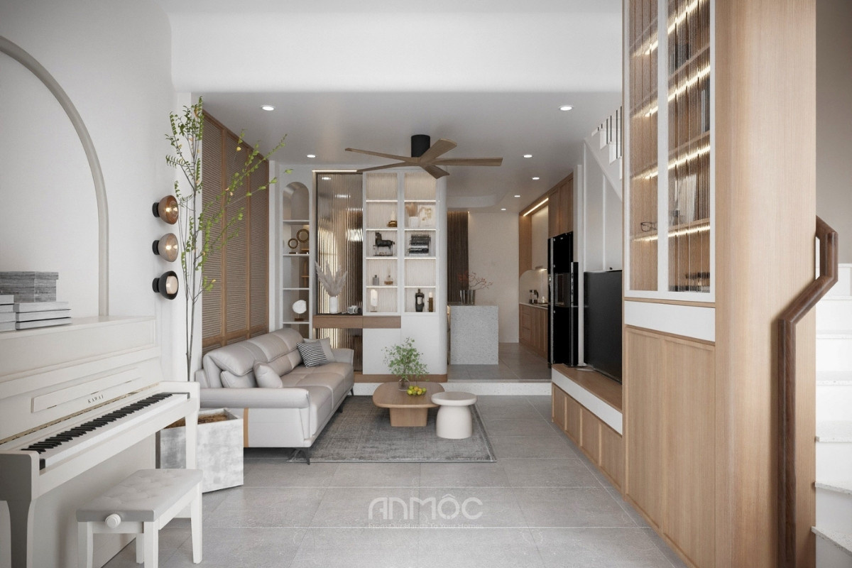 Thiết kế nội thất nhà phố 54m2 của anh Duy