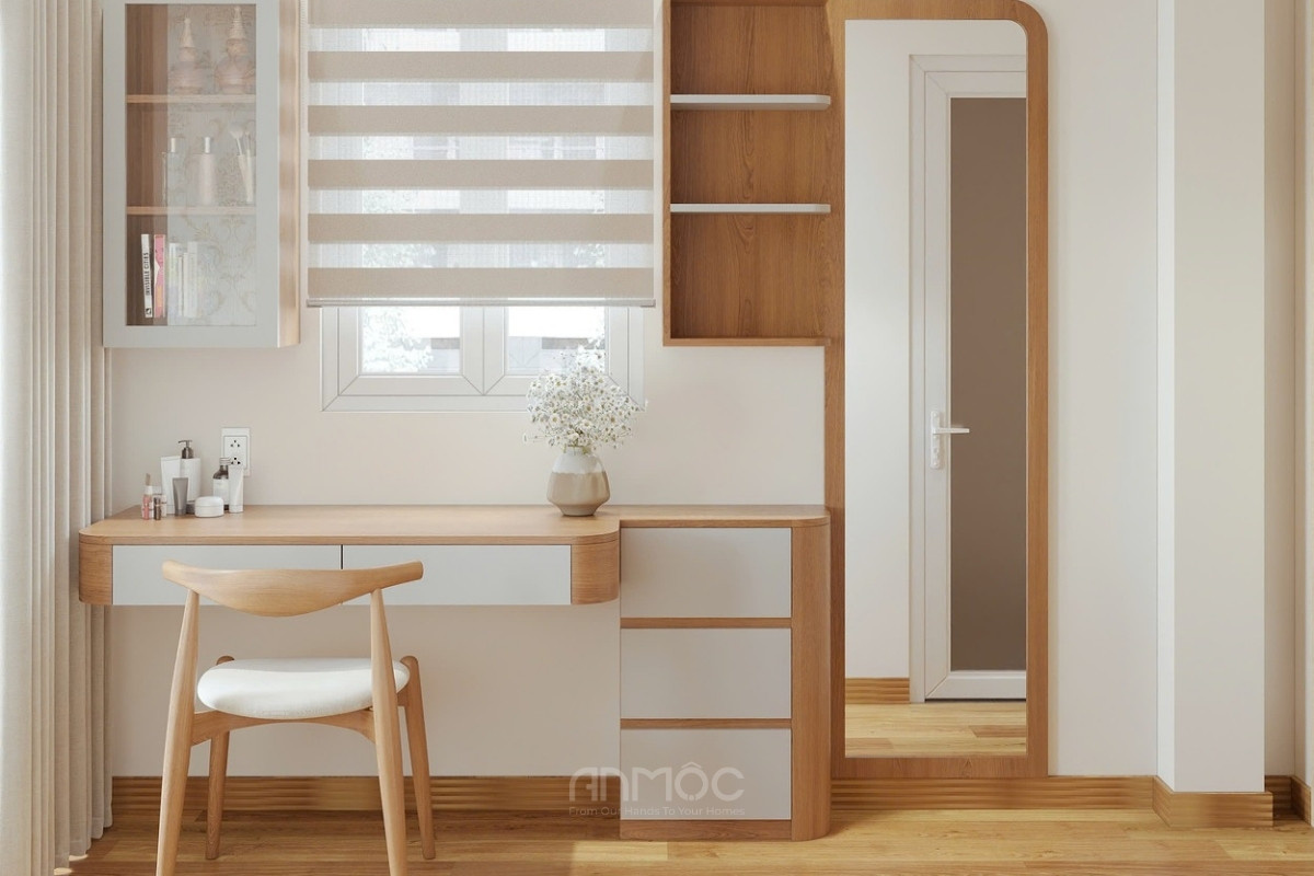 Bàn làm việc gọn gàng và hiện đại