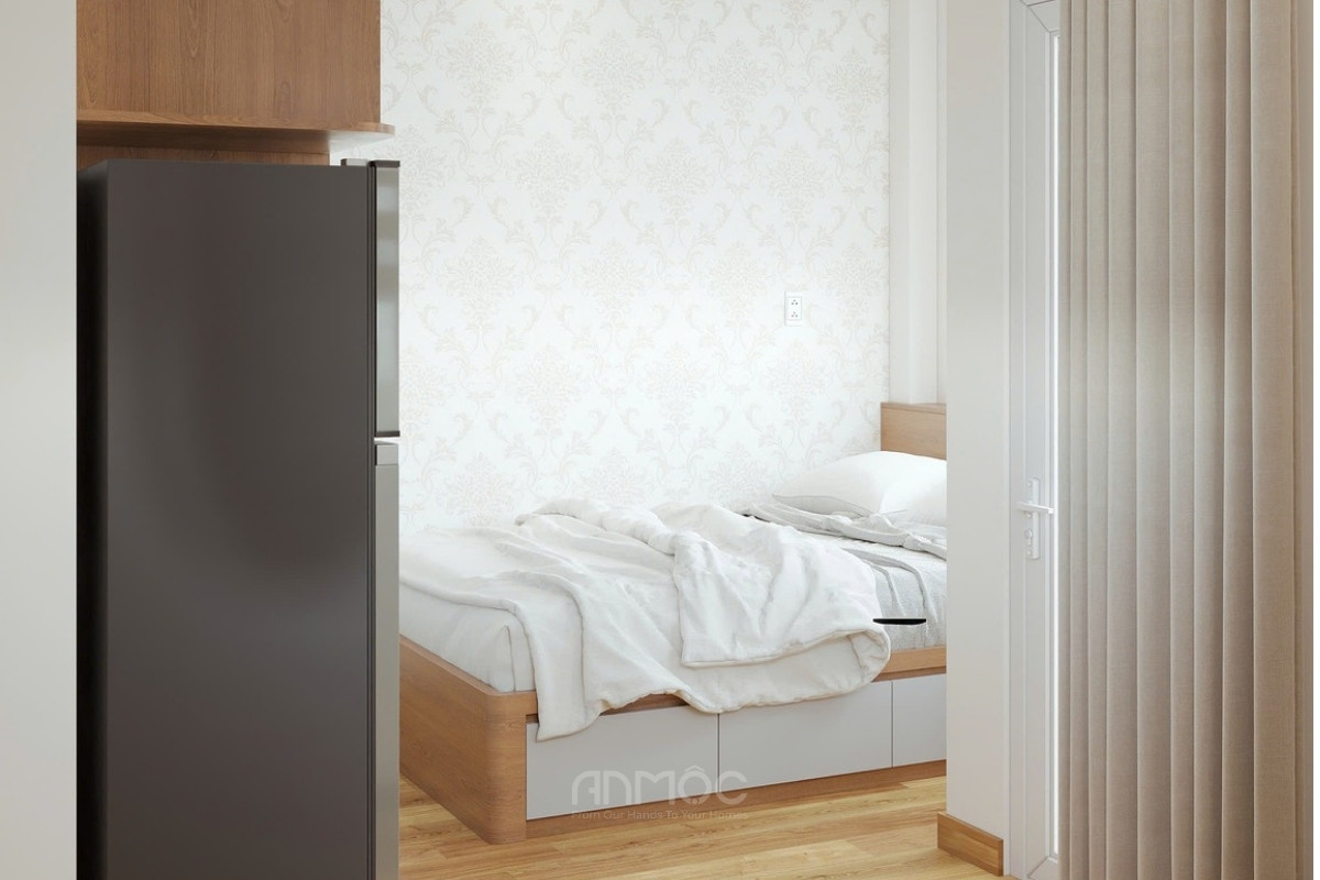 Hướng nhìn từ cửa vào phòng ngủ 3