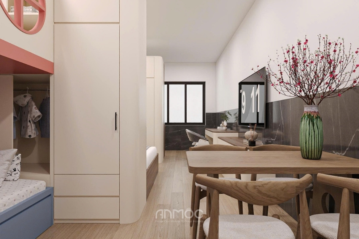 Thiết kế nội thất chung cư Trần Quốc Thảo 37m2 của chị Trâm