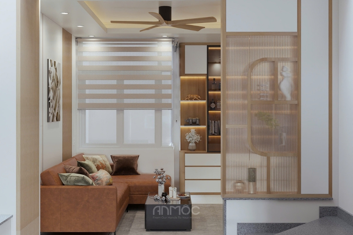 Thiết kế nội thất nhà phố Tân Bình 1 trệt 2 lầu 200m2 của anh Đào