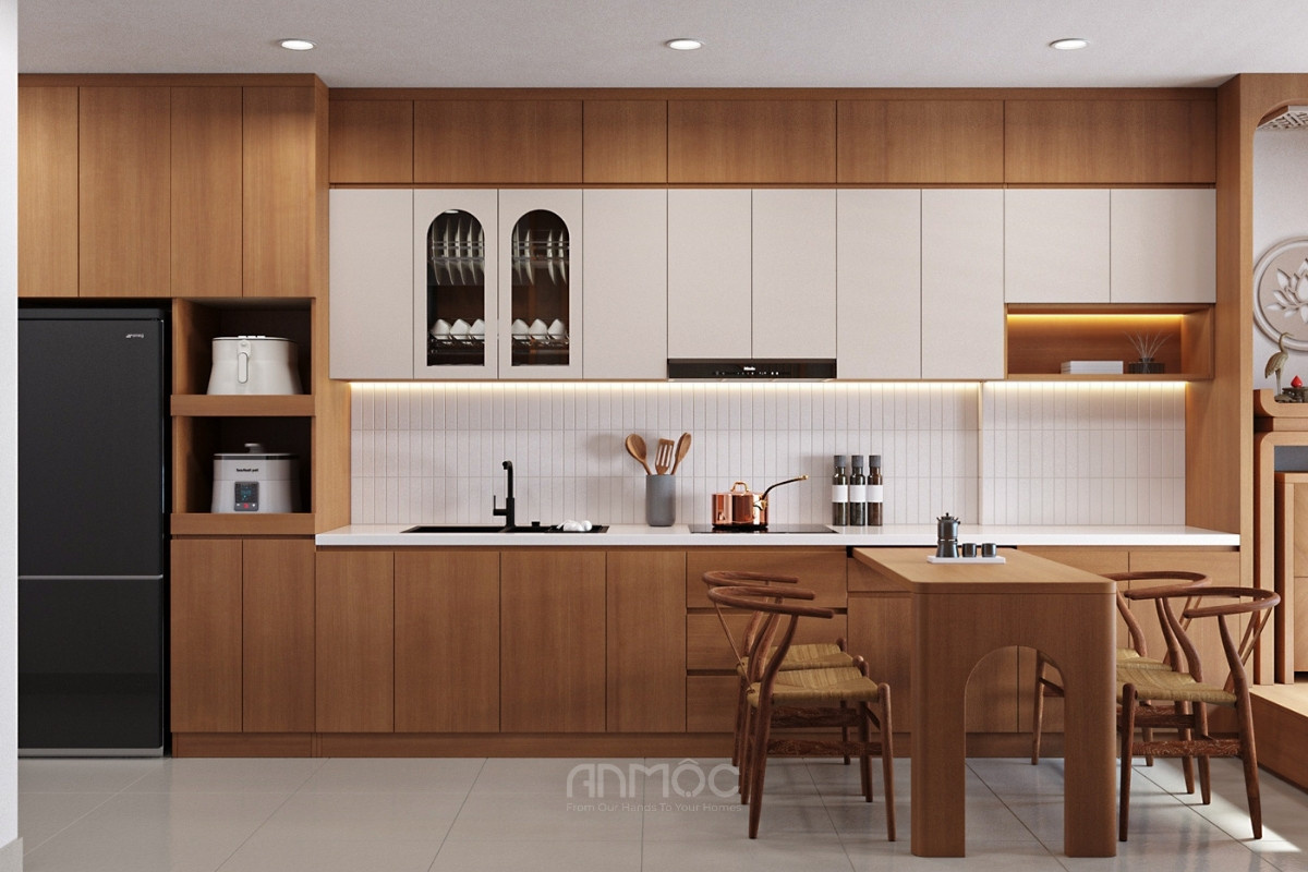 Tổng thể nội thất phòng bếp
