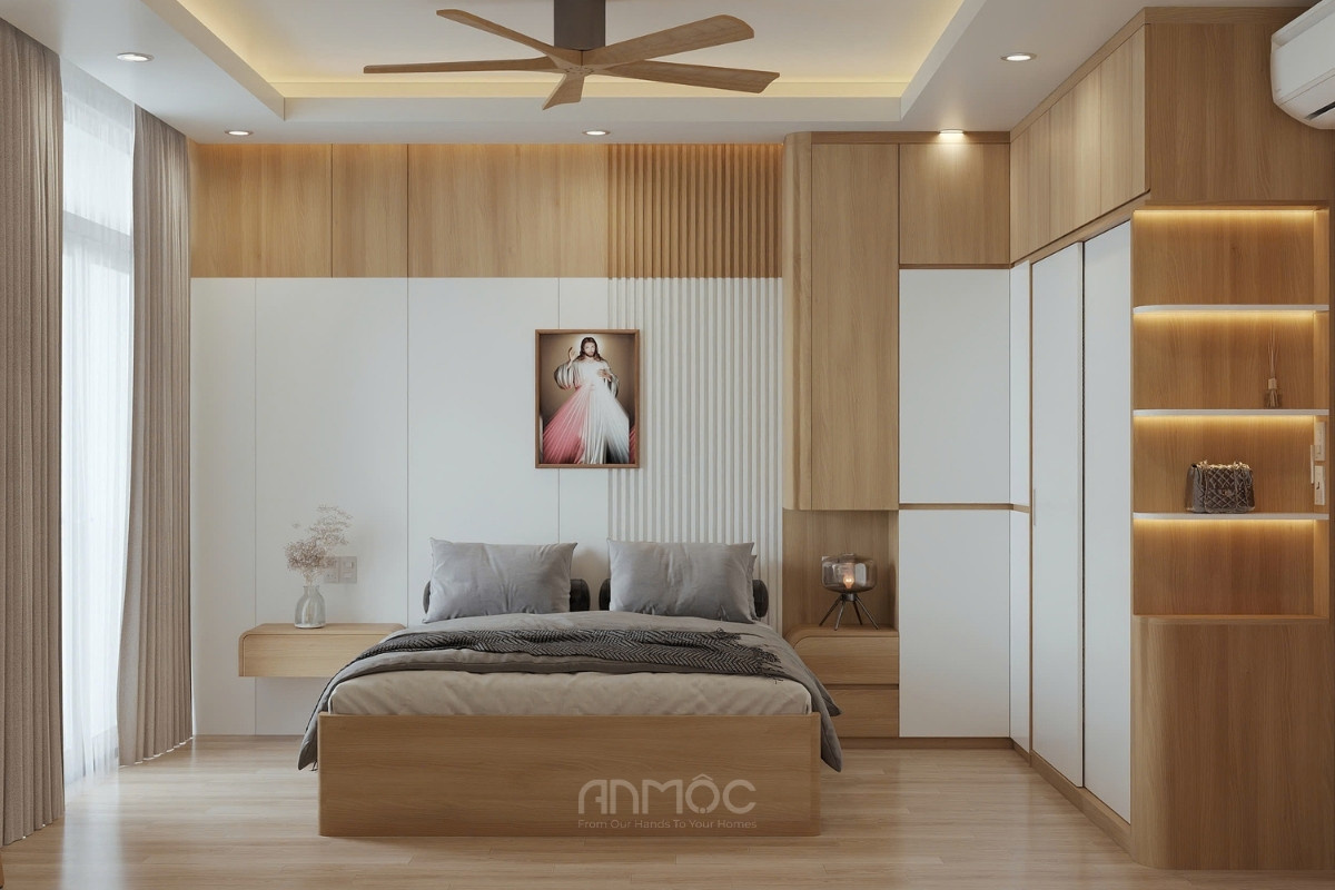 Tổng thể nội thất phòng ngủ 1