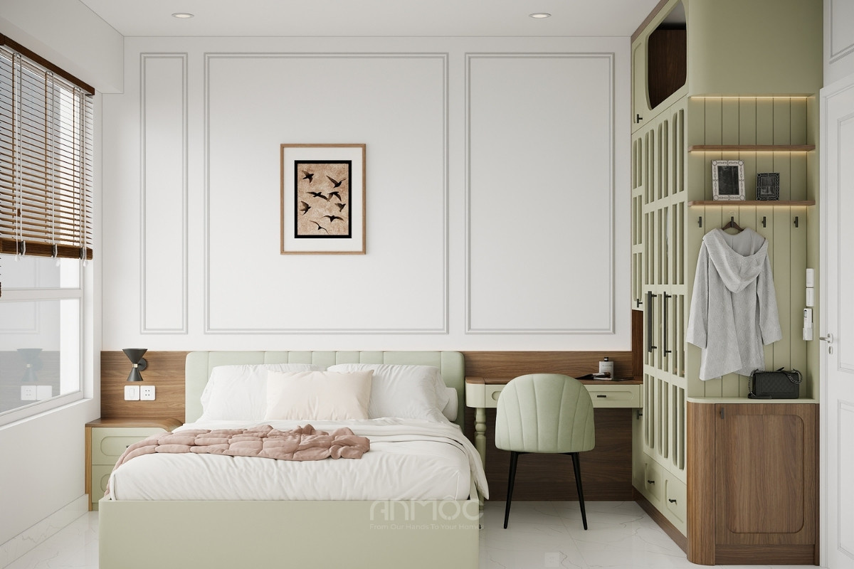 Tổng thể nội thất phòng ngủ