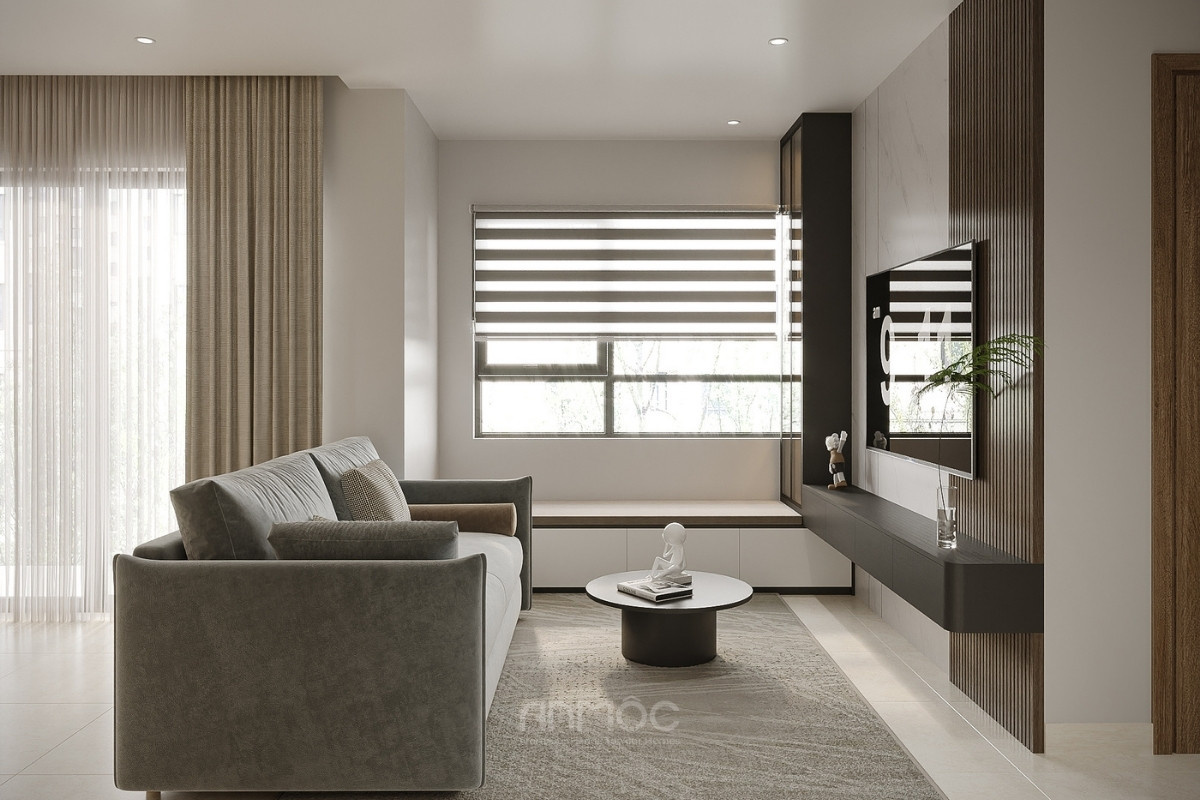 Thiết kế nội thất chung cư Vinhomes Grand Park 70m2 của anh Khoa