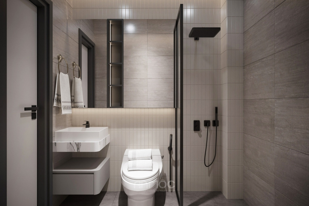 Tổng thể nội thất nhà vệ sinh 1
