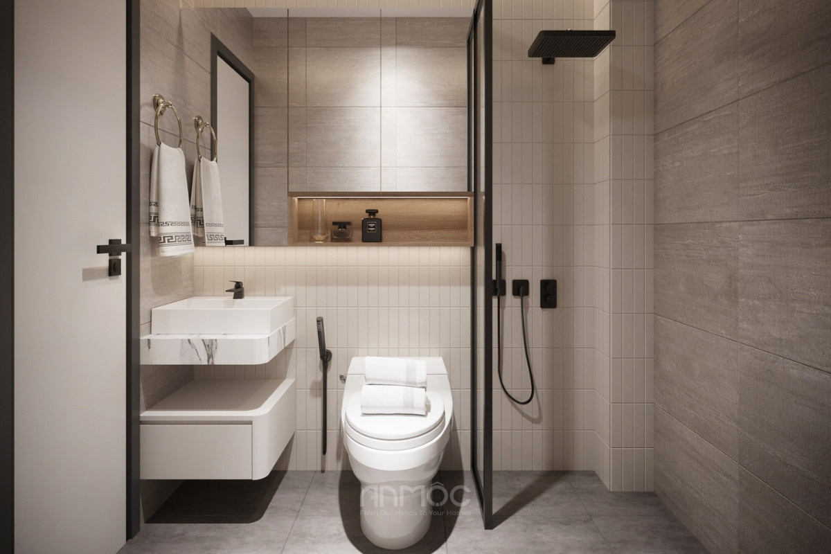 Tổng thể nội thất nhà vệ sinh 2