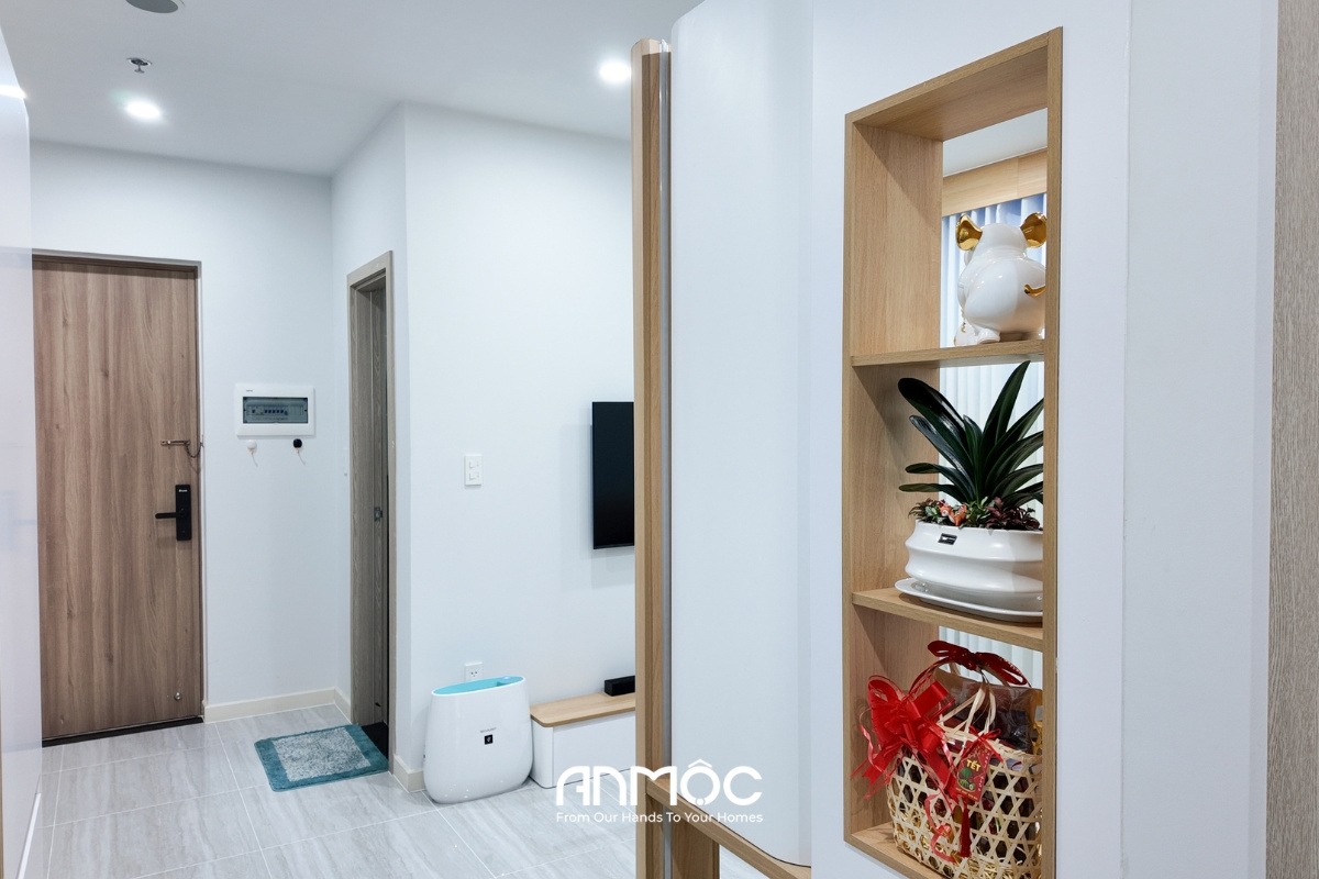 Hoàn thiện thi công nội thất căn hộ Bcons Polarist 41m2