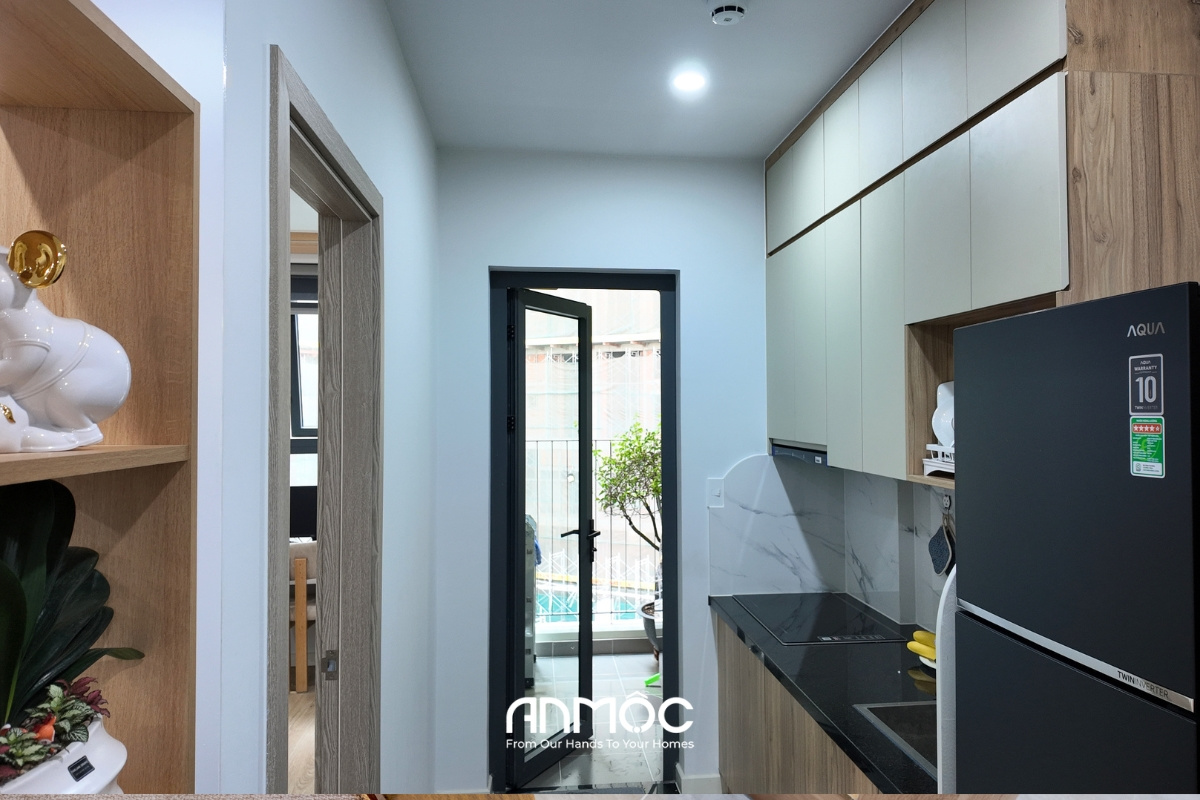 Hoàn thiện thi công nội thất căn hộ Bcons Polarist 41m2