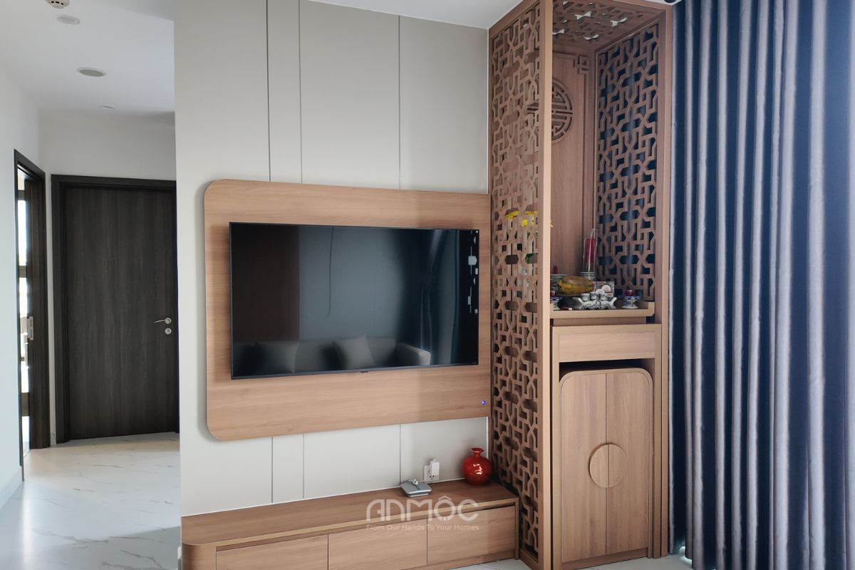 Hoàn thiện thi công nội thất chung cư Vinhome Grand Park 45m2
