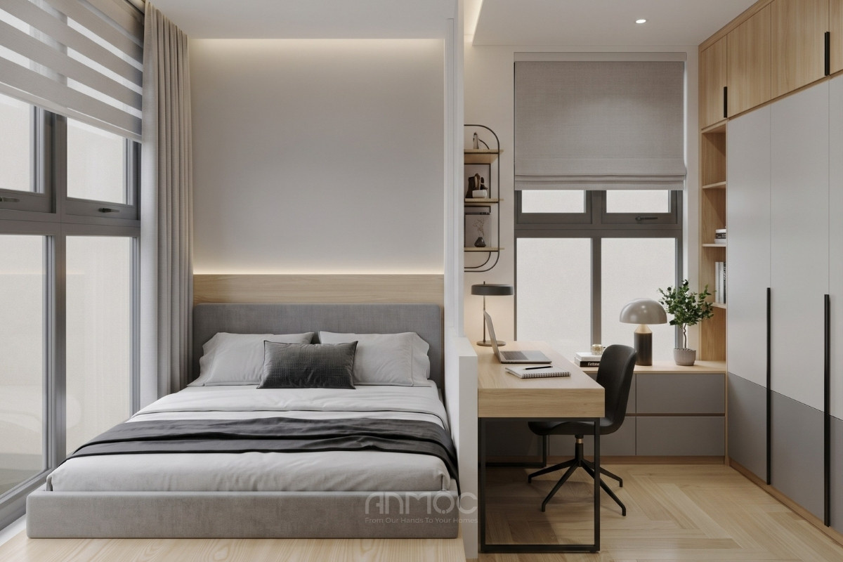 Tổng hợp mẫu thiết kế nội thất phòng ngủ chung cư đẹp nhất 2026-1_An Mộc