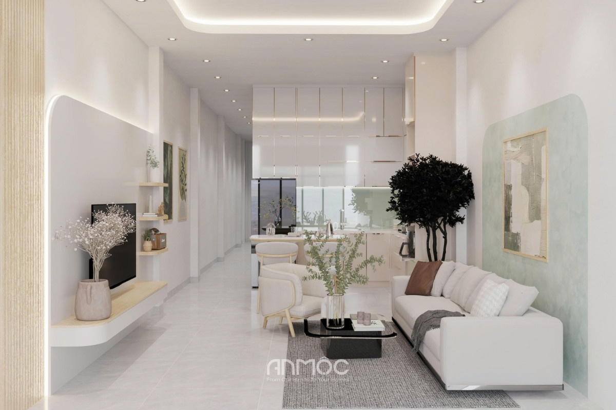 Tổng thể nội thất phòng khách